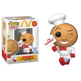 Funko Pop McDonald's + Protector: Pop! Ad Icons Vinyl Figure (Gift Set Bundled with ToyBop Box Protector Collector Case) (Speedee Retro with Chef Hat and Uniform)