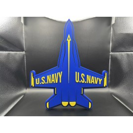 U.S. Navy Blue Angels Logo Sign Display | 3D Wall Desk Shelf Art
