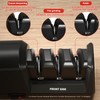 Electric Knife Sharpener, Dual-Sided 3-Stage Sharpener with Diamond Abrasives &