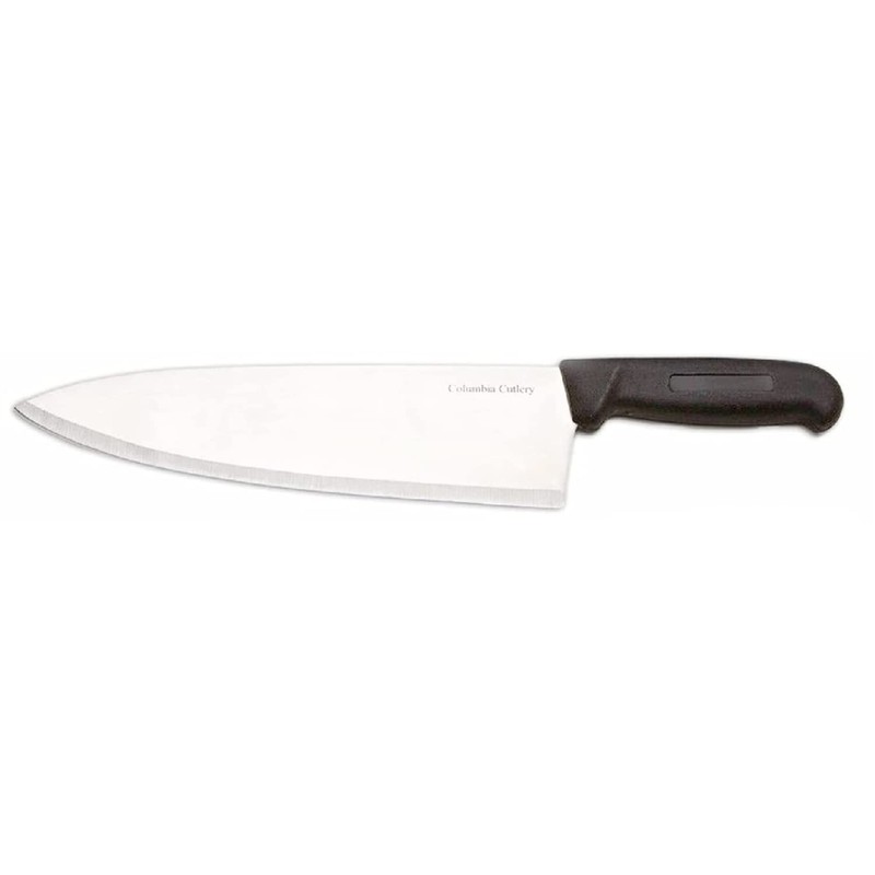 10" Columbia Cutlery Commercial Chef/Cook Knife - Black Fibrox Handle