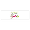 CafePress Be Different Be Green Bumper Sticker 10"x3" Rectangle Bumper