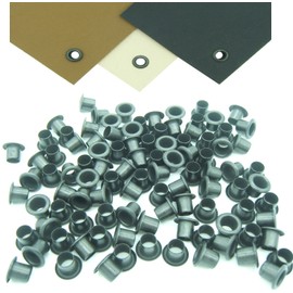 Mil-Spec Kydex Eyelets GS 8-12, Brass Black Oxide 1/4" DIY Gun Holster Knife Sheath Grommets (200)