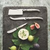 Jean Dubost Laguiole 3-Piece Cheese Knife Set, Stainless Steel Handles