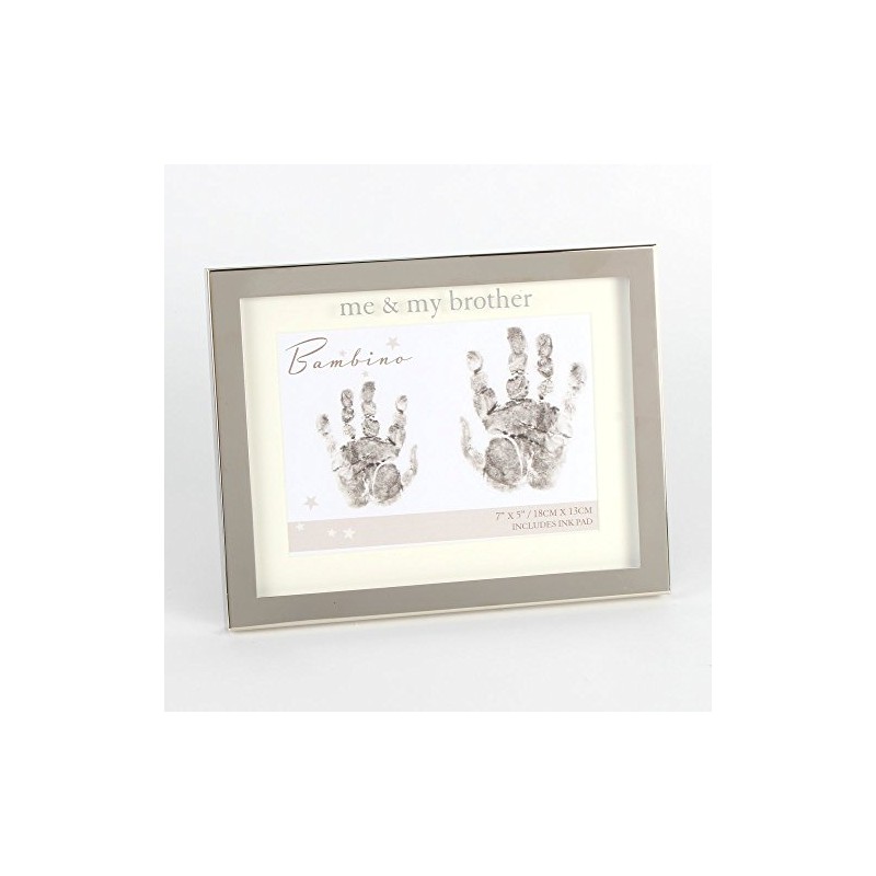 Me and My Brother Hand print 7" x 5" Photo