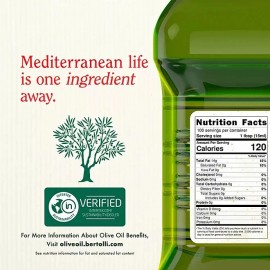 Unbranded Bertolli Extra Virgin Olive Oil 50.7 fl oz Cold Pressed 100% Pure Imported.