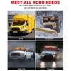 HLauto 6Z4J Emergency Dash Strobe Lights: 2x16.8 inch Red Amber