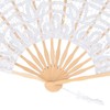 Abanico Plegable, Flor De Encaje Abanico Plegable Abanico Hecho A