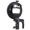 Flash Bracket for Bowens Mount Plastic Metal Round Head Flash