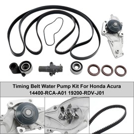 Topteng Timing Belt Water Pump Kit for Acura MDX 2003-2009, MDX 2011-2013, RL 2005-2012, for Honda Accord 2003-2007, Accord 2008-2012, Odyssey 2005-2014, Pilot 2005-2014, Ridgeline 2006-2014