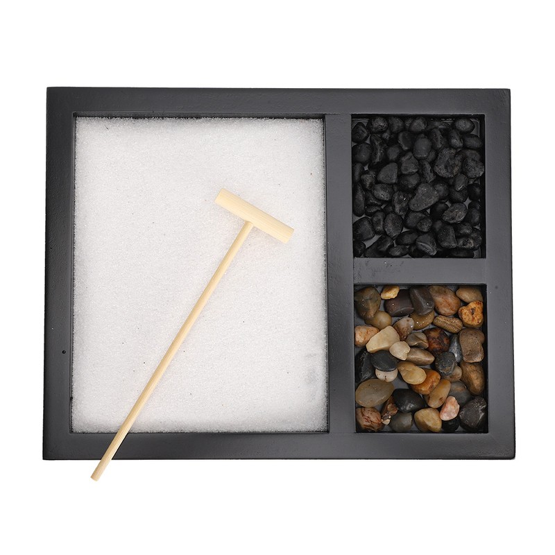 Zen Garden Sand Tray Decoration Desktop Micro Landscape Ornament Craft