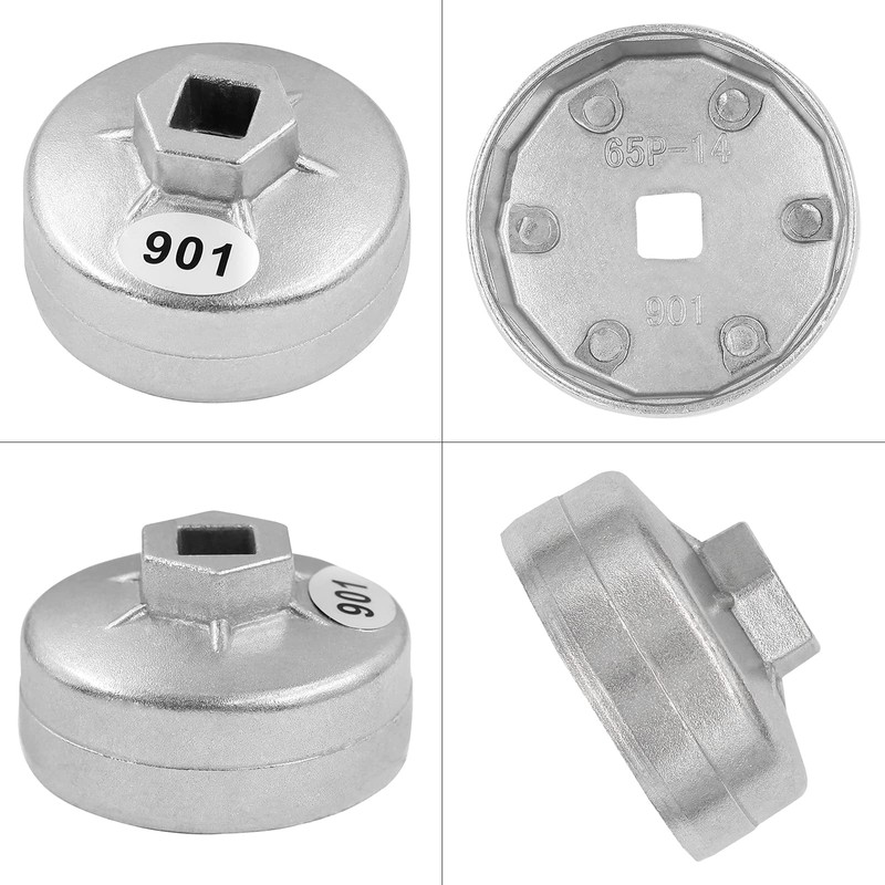 Road Passion 901 Cap Oil Filter Wrench 1/2" Square Drive