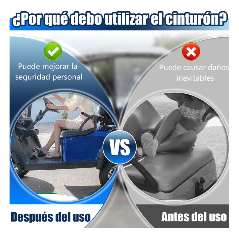 Cinturón De Seguridad De 2 Puntos Autos Universal 2 Piezas