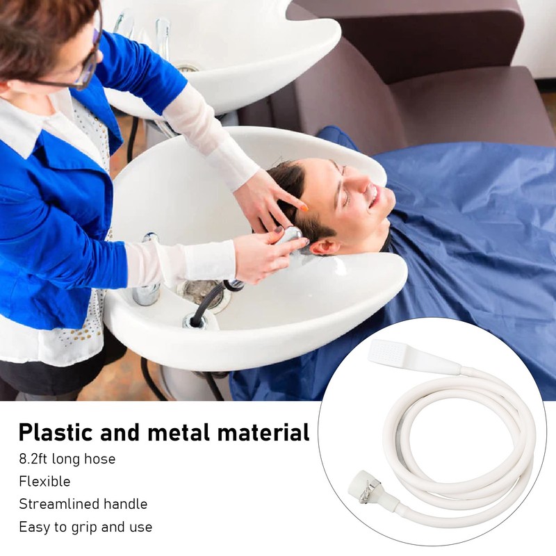 Plastic Sink Faucet Shower Head with Hose Shampoo Sprayer for