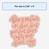 Swaygirls Christian sticker | Perfect love casts out fear |