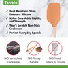 Tovolo Silicone Spatula Wooden Handle for Cooking Baking Mixing, Heat