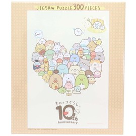 ENSKY 300-1908 Sumikko Gurashi Jigsaw Puzzle, 10th Anniversary, Squishy, 300 Pieces