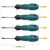 LDEXIN 4Pcs Triangle Screwdriver Set Magnetic Screwdriver 1.8mm 2.0mm 2.3mm