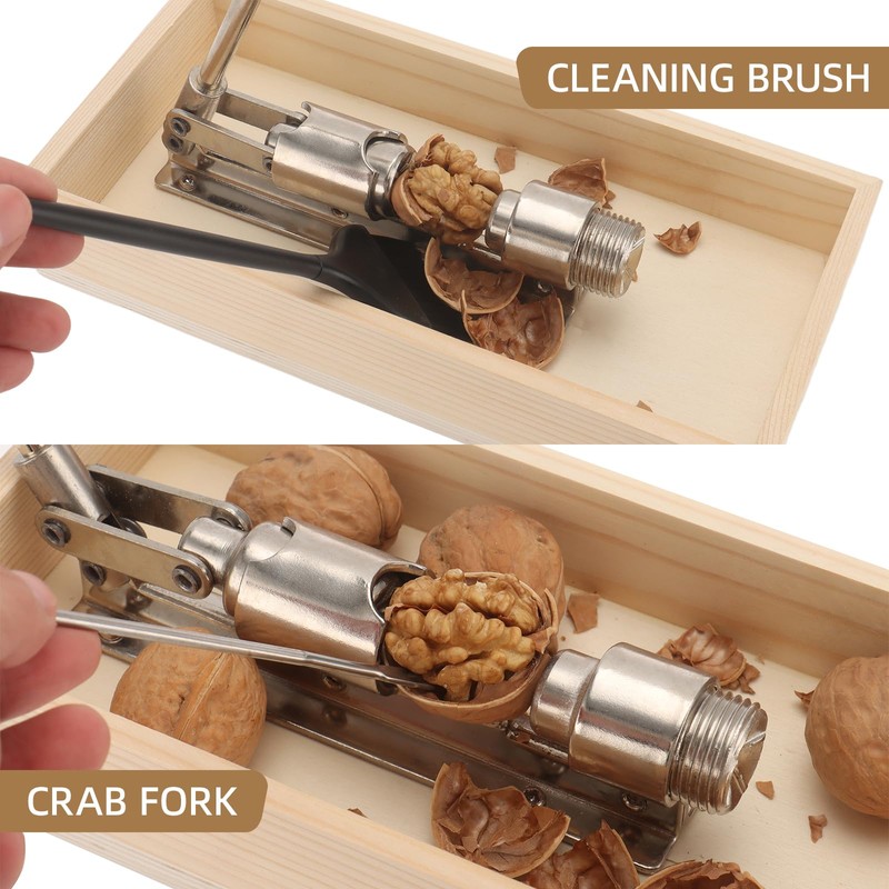Exylixor Pecan Cracker, Nut Crackers for All Nuts, Heavy Duty