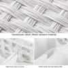 Laundry Hamper with 3 Removable Liner Bags; 132L Handwoven Rattan