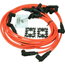 AIP Electronics Dragon FIRE Performance 8.5mm Orange Ignition Spark Plug Wires Set Compatible with 1959-1972 Dodge Mopar Chrysler 383 400 413 440 for ***(HEI Style Cap ONLY)*** OEM Fit PWJ133-O