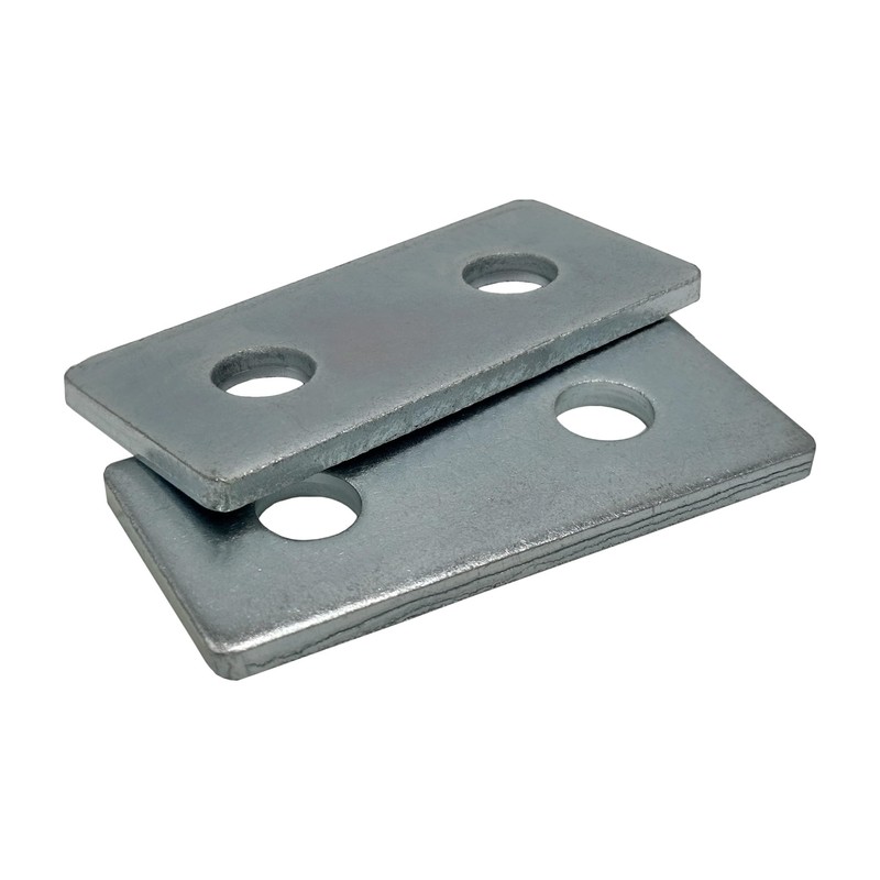10 Pack - 2 Hole, Flat Plate Connector Bracket for