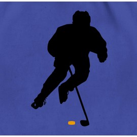 Shirtracer - Gym Bag Backpack - Ice Hockey Player, 1 Royal Blue