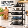 2 Pack Heavy Duty 5 Tier Pot and Pan Organizer