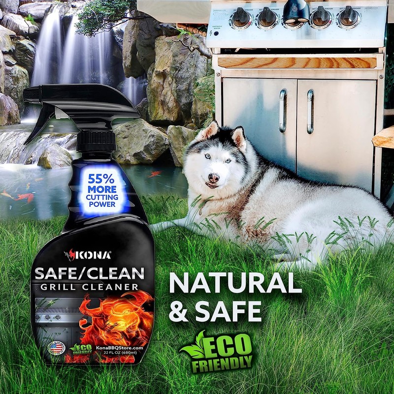 Kona Best Grill Cleaner Concentrate for Outdoor Grill