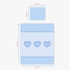 2 Piece 100% Cotton Duvet Cover Pillowcase Set 70 x