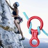 Rescue Figure 8 Descender 35KN Aluminum Alloy Climbing Belaying Device