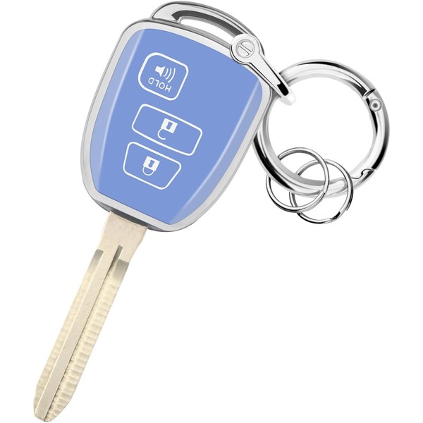 FT FUNTOR for Toyota Key Cover,3 Buttons TPU Key Cover