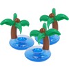 Inflatable Drink Holder 3 Pack Palm Tree Drink Pool Floats