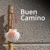 Buen Camino Scallop in Velvet Pouch - Pilgrim Shell for