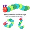 5PCS Children's Wooden Worm Toy Hungry Caterpillar Early Education Blocks