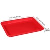 Zonon 24 Pcs Plastic Art Trays 13.3" x 9.8" x