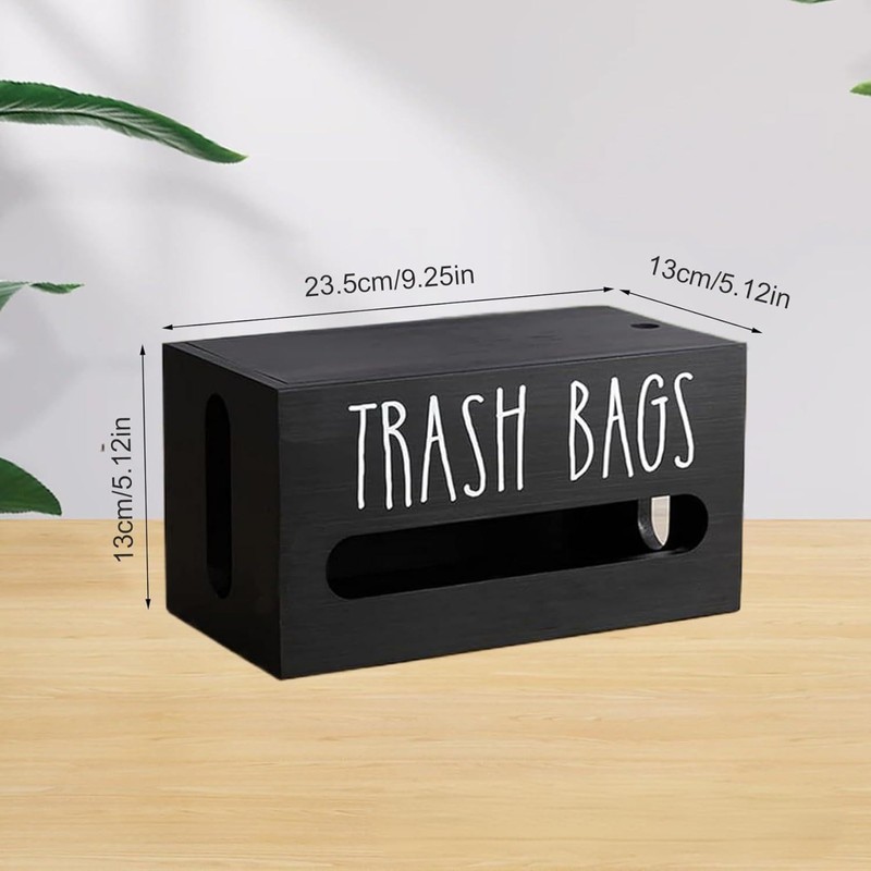 Trash Bag Dispenser, 13 Gallon Wall Mount Trash Bag Holder