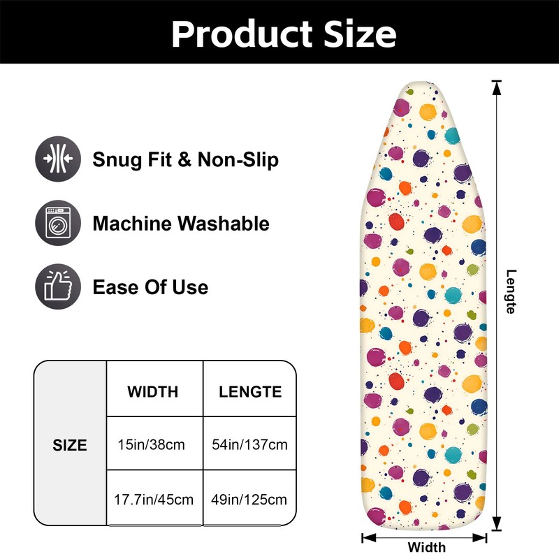 BVBOX Ironing Board Cover, Standard Size Iron Board Covers with