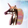 Mikinona 3pcs Unicorn Shape Rose Gold Makeup Brush for Women