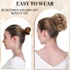 Permuly Messy Bun Hair Piece, Elastic Messy Fake Hair Bun