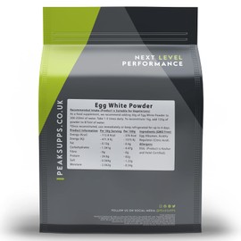 Egg White Powder - High Protein Muscle Growth - Vegetarian Halal Kosher (500g)