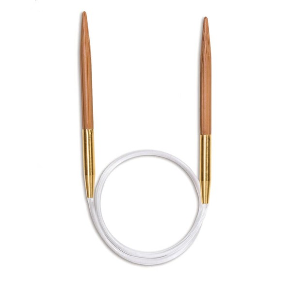 KA KA04293 16" US 11 8mm Circular Knitting Needles Bamboo,