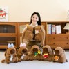champracer Capybara Plush Toy Backpack Capybara Backpack Capybara Cuddly Toy