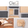 Nakabayashi CLL-FCB6GY Recycled Leather [Kurure] Flat Case B6 Gray