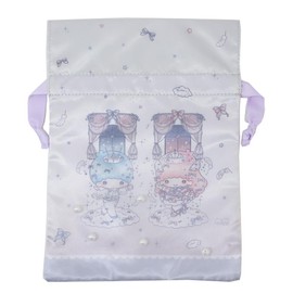 Marimo Craft SRDM-031 Little Twin Stars x Dolly Pearl Drawstring Little Twin Stars x Dolly 7.1 x 9.8 inches (180 x 250 mm)