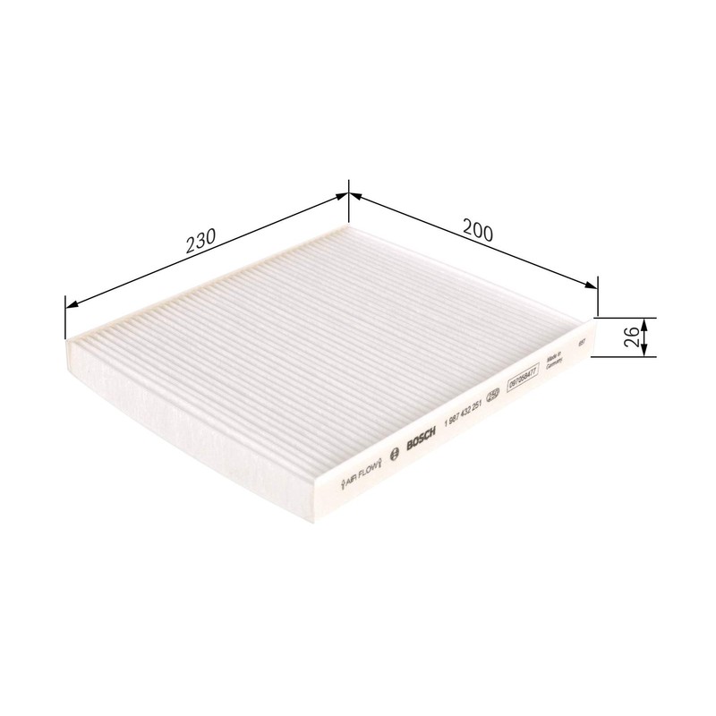 Bosch M2251 - Cabin Filter Standard