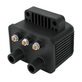 NEWHOW ​​Single Fire Ignition Coil 53-434 for Harley | 3 Ohm Fits Twin Cam Evo Softail Dyna Touring | 1999-2018 Replacement Coil Compatible with Bobber Chopper Custom