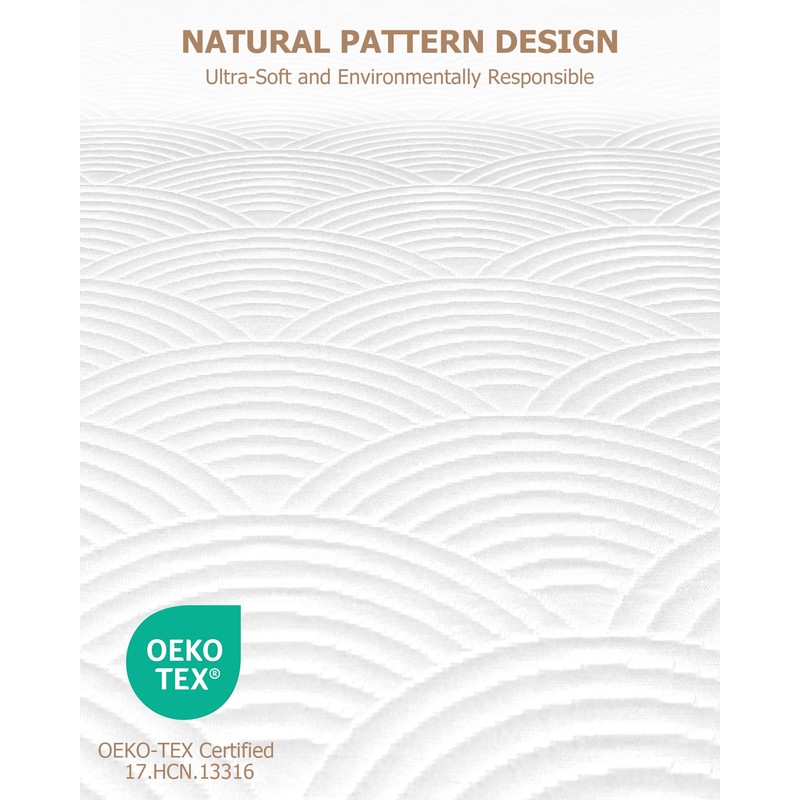 Zenzy 3" Queen Waterproof Mattress Topper Cover, [100% Waterproof] [Ultra-Soft]