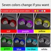 USB Luminous Car Coaster, Round Anti-slip LED Light Car Cup