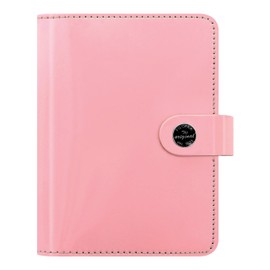 Filofax The Original Organizer, Pocket Size, Patent Rose - Leather, Six Rings, Week-to-View Calendar Diary, Multilingual, 2025 (C026081-25)