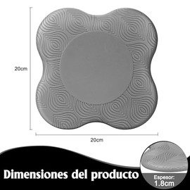 Rodilleras Yoga Grueso 2piezas,2CM Espesas de Yoga Knee Pads Suaves,Almohadilla de Pilate PU Antideslizantes,Soportes Y Accesorios de Pilates,Para